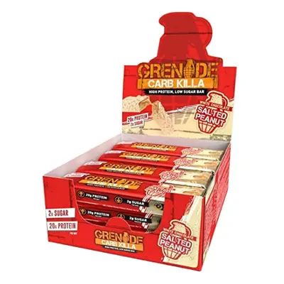 Grenade Carb Killa High Protein and Low Carb Bar, X g - White Chocolate Salted Peanut