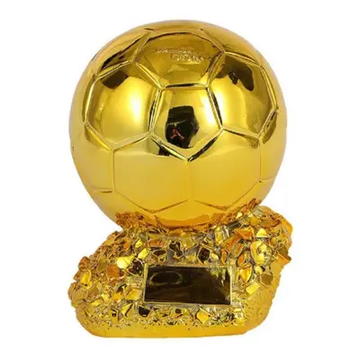 (25CM, Gold) European Football Golden Ball Award Souvenir Football Cup Champion Player Competiti