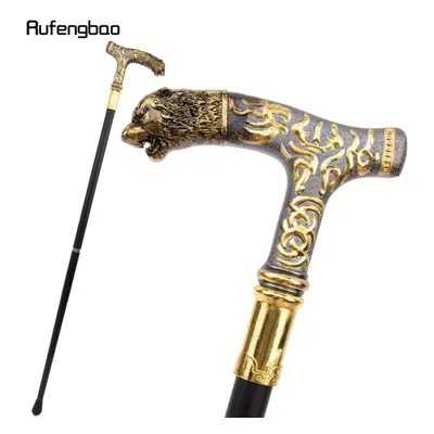 (as the picture) Golden Black Tiger Luxury Pattern Walking Stick Party Fashion Elegant Walking S