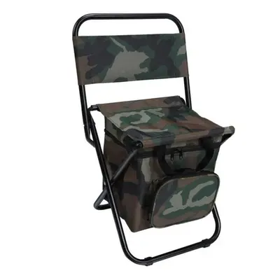 (camouflage) Portable Folding Fishing Chair Outdoor Camping Chairs Beach Picnic Chair For Campin