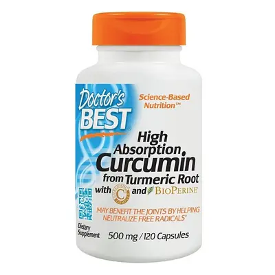 Doctor's Best High Absorption Curcumin From Turmeric Root with C3 Complex & BioPerine, 500mg - 1