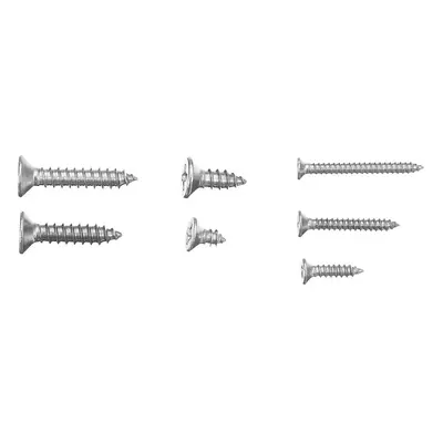 600Pcs M2.2/M2.9/M3.5 Stainless Steel Pozi Raised Countersunk Self-Tapping Screw