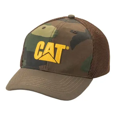 Caterpillar mens Acitve Mesh Stretch Baseball Cap Woodland Camo Large-X-Large US