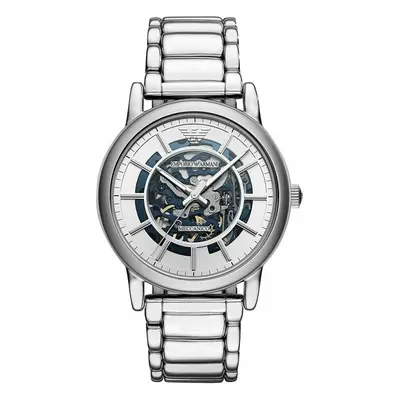 Emporio Armani Men's WatchÂ¦Round Skeleton DialÂ¦Stainless Steel BraceletÂ¦AR60006