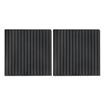 vidaXL Acoustic Wall Panels pcs Slatted 60.5x60 cm Oak Veneer acoustic panel