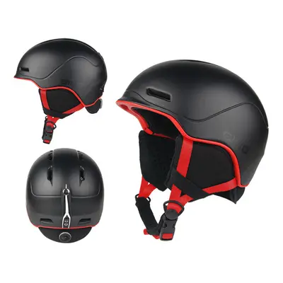 (Black) Safety Winter Outdoor Sports Helmet Warm Snowboard Ski Helmets Men Women Light Crash Sno