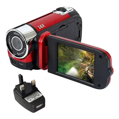 (16x Digital Video Camera Full Hd 1080p Camcorder Zoom Vlogging Recorder) 16x Digital Video Came