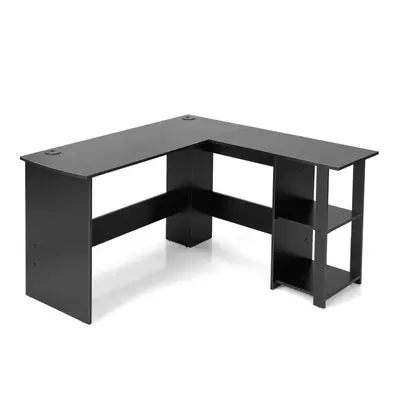 L-Shaped Corner Computer Desk PC Table Writing Desk Workstation Home Office