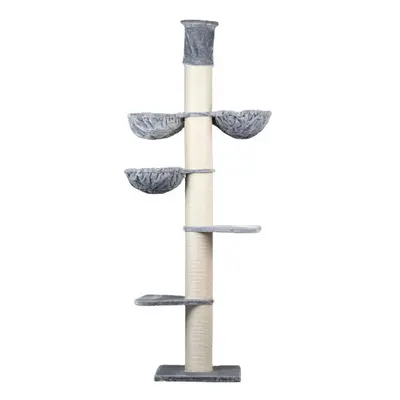 RHRQuality Cat Tree Maine Coon Tower Plus Light Grey