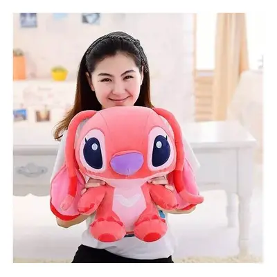 (Pink, cm) CM Kawaii Stitch Long ears Plush toys Disney cute Dolls Soft Pillows for baby kids De