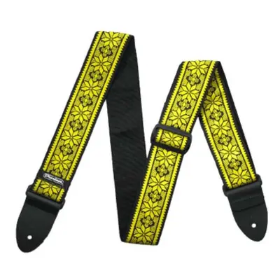 JIM DUNLOP D6702YE Jacquard Strap Fillmore Yellow