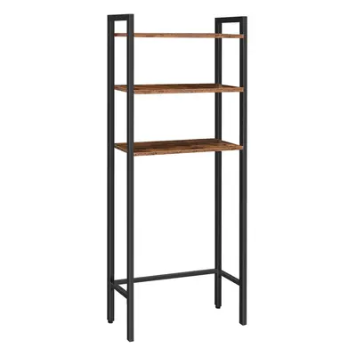 Over Toilet Storage Unit, 3-Tier Bathroom Shelves, Industrial Bathroom Organizer Over The Toilet