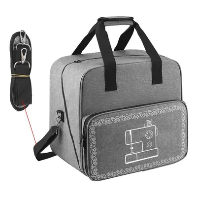 (grey) Portable Tote Travel Home Organizer Bag Sewing Machine Bag Sewing Machine Accessories Thr