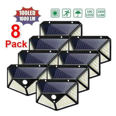 (8PCS) 1/2/4/8 Pcs Led Solar Lights Outdoor Solar Powered Motion Sensor Lights Outdoor Waterproo