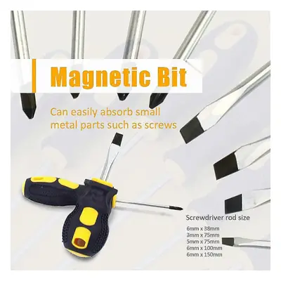 10 In Magnetic Screwdriver Set-magnetic Screwdriver Set Pcs/with Insulated Screw Handle/for Repa