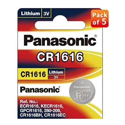 CR1616 3V Lithium Battery 2PACK X (5PC) = Single Use Batteries