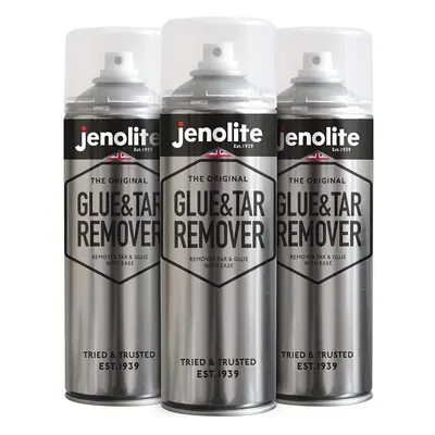 (3) JENOLITE Glue & Tar Remover - Insect & Sap Residue - Aerosol