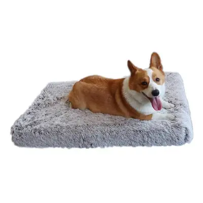 (coffee, XL) Plush Dog Bed Mat Cat Beds For Small Medium Large Dogs Removable For Cleaning Puppy