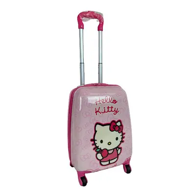 (HELLOKITTY) Hard Shell Kids Character Holiday 4Wheels Suitcase