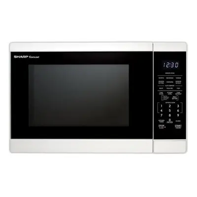 Sharp ZSMC1461KW watt Removable Countertop Oven with 12.4 in. Carousel Turntable - White