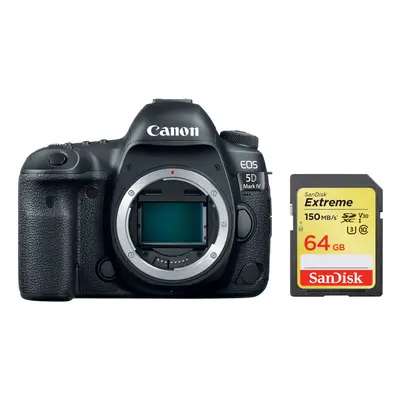 CANON EOS 5D IV Body + SanDisk Extreme 64G SD card