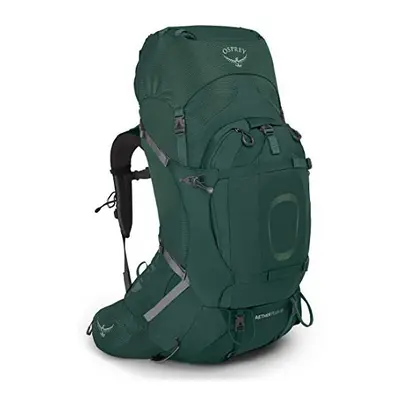 Osprey Aether Plus Men's Backpacking Backpack, AXO Green, Large/X-Large