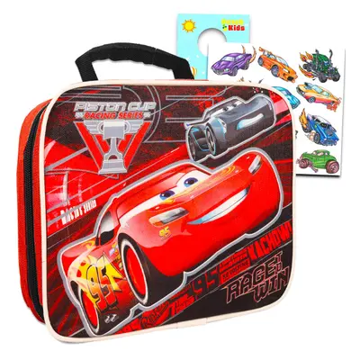 Disney Cars Reversible Lunch Bag with Bonus Tattoos and More (Boys Gir