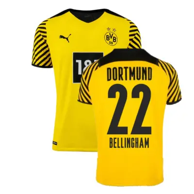 (M) Borussia Dortmund Authentic Home Shirt (BELLINGHAM 22)