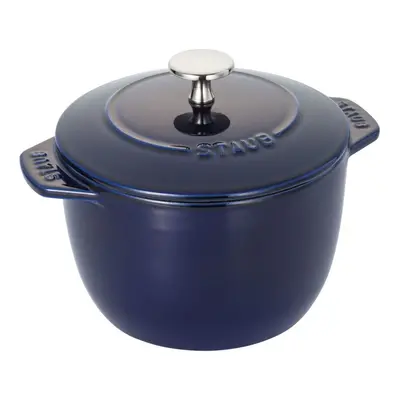 STAUB 16CM ROUND CAST IRON RICE COCOTTE , DARK BLUE