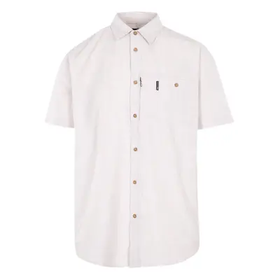 (L, Oatmilk) Trespass Mens Shirt Short Sleeve Basham