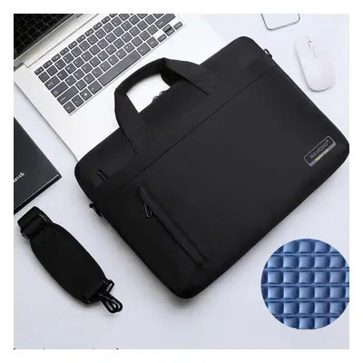 (Black) Unisex Laptop Bag Sleeve Messenger Shoulder Bag for Inch Notebook / MacBook