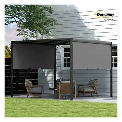 Outsunny x 3(m) Pergola Metal Gazebo Outdoor Sun Shade Shelter Canopy