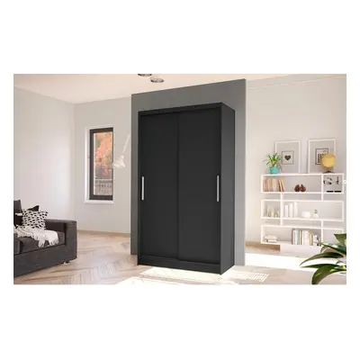 (Full Black) Easy Costa I Sliding Door Wardrobe 100cm