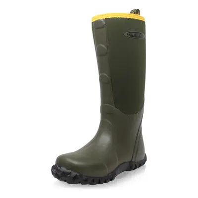 (9 UK EU43, Green) Dirt Boot Mens Neoprene Wellington Muck Field Sport Work Boots Rain Wellies