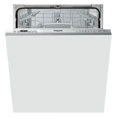 Hotpoint HIC3C26WUKN Fully Integrated Standard Dishwasher - Stainless Steel Control Panel with F