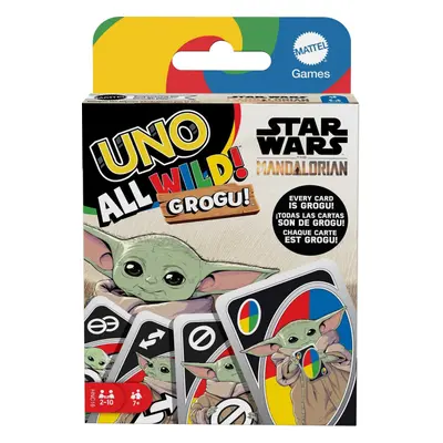 Mattel Games UNO The Mandalorian All Wild Grogu Card Game for Kids & A