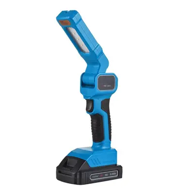 (US Plug Battery) 20v Cordless Rechargeable Led Work Light Rotatable Head Portable Handheld Illu