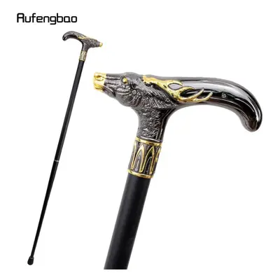 (black) Golden Black Sika Deer Head Walking Cane Fashion Decorative Walking Stick Gentleman Eleg