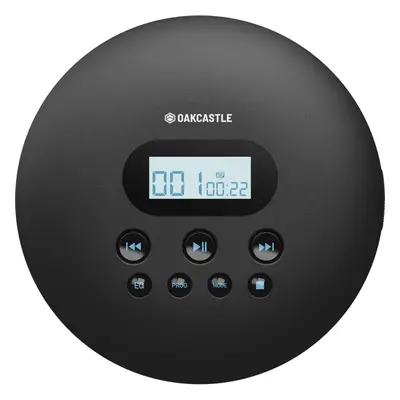 Oakcastle CD100 Digital Radio with FM Tuner - Black