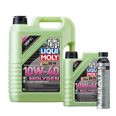 LIQUI MOLY - MOLYGEN NEW GENERATION 10W-40 - 6L + CERA TEC - 300ml