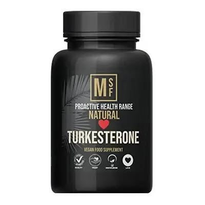 Turkesterone with Piperine for Max Absorption | (1000mg) Serving | High Potency Capsules | Vegan