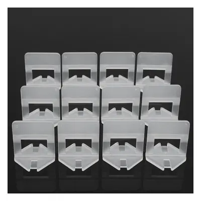 100Pcs 1.5mm White Ceramic Tile Tiling Accessibility Spacer Plastic Clip