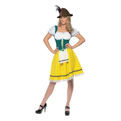 Smiffys Women Oktoberfest Costume Female Adult Sized Costume Yellow - US Size 41160S