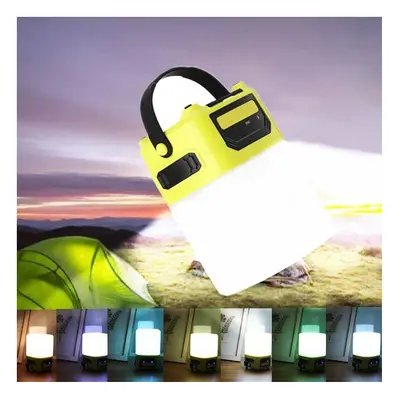 bluetooth Wireless Speaker USB Portable Outdoor Camping Lantern Colorful Dimmable Night Light