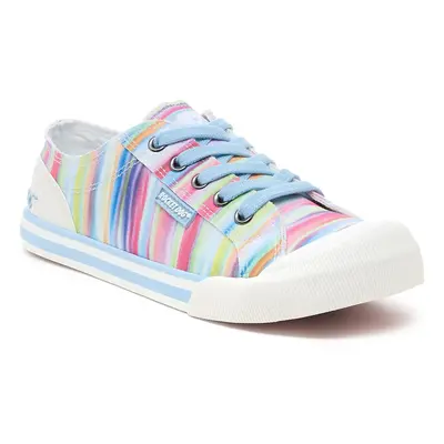 (Multicoloured, (Adults')) Rocket Dog Jazzin Dens Cotton Women's Rainbow Trainers