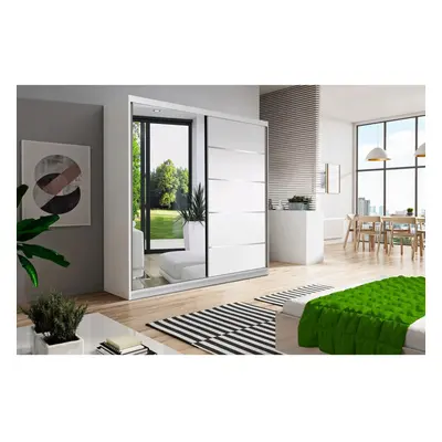 Easy Camino III Sliding Door Wardrobe 150cm Full White Fast Delivery