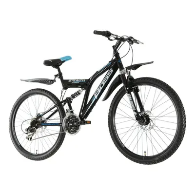 26" Stealth DISC Suspension BIKE - MTB Mountain Bicycle BOSS (Mens) BLACK & BLUE