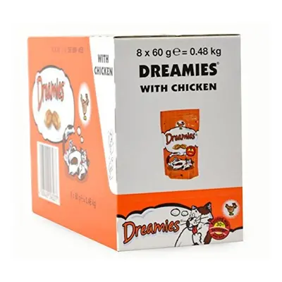 Cat Treats Delicious Snacks with Chicken, Pouches (8 x g)