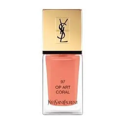 Ysl La Laque Couture 0.34 #97 Op Art Coral For Women