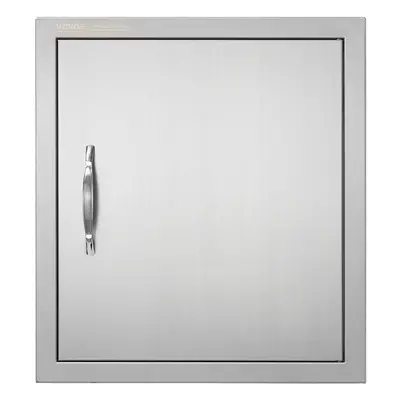 VEVOR BBQ Access Door 18W x 20H Inch Single Outdoor Kitchen Door Stainless Steel Flush Mount Doo